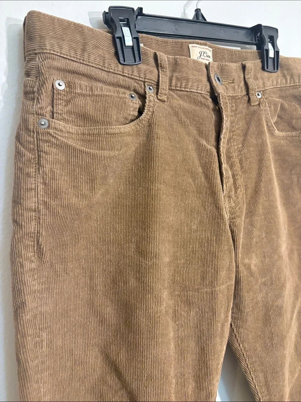 J. Crew Men’s Corduroy Pants in Caramel Brown